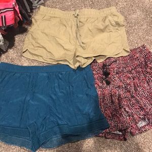 3 pairs of slip on shorts
